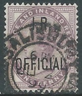 1882-1901 GREAT BRITAIN USED OFFICIAL STAMPS O3 1d LILAC - V9-3 - Service