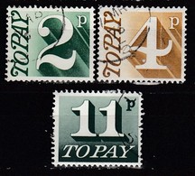 GB Porto 1971 - MiNr: 82 + 84 + 88  Used - Taxe
