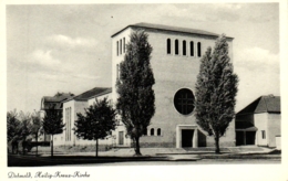 Detmold, Heilig-Kreuz-Kirche, Um 1950 - Detmold