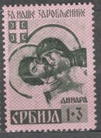 Germany Occupation Of Serbia - Serbien 1941 Mi#55 I (spitzen Up) Mint Never Hinged - Occupation 1938-45