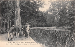 ¤¤  -  PARIS   -  BOIS De BOULOGNE   -  La Pêche à La Ligne Au Lac Saint-James  -  Pêcheurs    -  ¤¤ - Arrondissement: 16