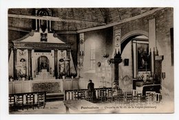 - CPA PONTVALLAIN (72) - Chapelle De N.-D. De La Faigne 1910 (intérieur) - Photo J. Bouveret - - Pontvallain