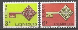 EUROPA - CEPT 1968 - Luxembourg - 2 Val Neufs // Mnh - 1968