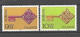 EUROPA - CEPT 1968 - Islande - 2 Val Neufs // Mnh // Cv €3.00 - 1968