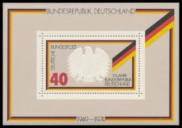 BRD MiNr. Block 10 (807) ** 25 Jahre Bundesrepublik Deutschland, Postfrisch - 1959-1980
