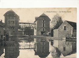 Graçay Les Moulins Cantin Water Mill Camion A. Luneau - Graçay