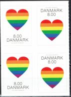 Denmark 2017. Celebrating Pride Diversity. Michel  1921-22, 4-block.   MNH. - Ungebraucht