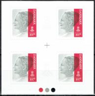 Martin Mörck. Denmark 2014.  Queen Margrethe II .   Michel 1805 I, 4-block With Marking.  MNH. - Nuevos