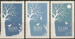 Denmark 2012.  Winter.  Michel  1719 A - 21 A  MNH. - Unused Stamps