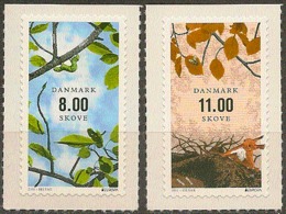 Denmark 2011.  CEPT: The Forest..  Michel 1642 A - 43 A  MNH. - Nuevos