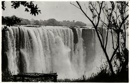 Rhodesia, VICTORIA FALLS, View Of The Main Falls (1940s) RPPC - Zimbabwe