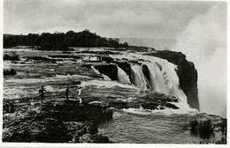 Rhodesia, VICTORIA FALLS, The Rapids Above The Main Falls(1940s) RPPC - Zimbabwe