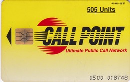 PAKISTAN - Call Point Yellow , Tirage 40.000 ,09.97 , White Rev. , Used - Pakistán