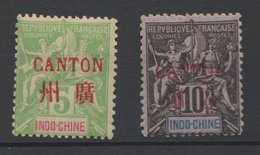 Canton No 5 , 6 * - Unused Stamps