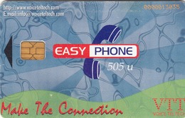 PAKISTAN - EASY PHONE , 505 U , Make The Connection (ctrl Gold)/rev. Calendar 2001 , Used - Pakistán