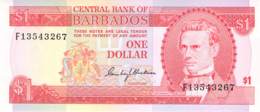 1 (Barbados)- Dollar Barbados 1977 - Barbados