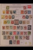 \Y AUSTRIA\Y 1850's-1990's. ALL DIFFERENT Mint & Used Collection, Chiefly On Printed Pages, Collection Strength In Pre 1 - Andere & Zonder Classificatie