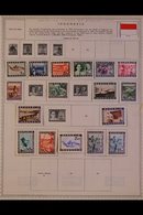 \Y INDONESIA\Y 1948-1992. ALL DIFFERENT Mint & Used Collection On Printed Pages, Many Complete Sets & Many Pages With No - Other & Unclassified