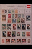 \Y LATVIA\Y 1918-1940. ALL DIFFERENT Mint & Used Collection On Pages With Sets, Airs & A Good Range Of Definitive Issues - Other & Unclassified