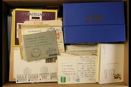 \Y GIANT COVERS & CARD CARTON.\Y 19th Century To Modern Day, Interesting Covers & Cards Accumulation In A Giant Box. Inc - Autres & Non Classés