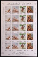\Y ISO LOCAL MAIL CARRIAGE STAMPS.\Y 1969-1972 'The Girls Of Sweden' Never Hinged Mint Accumulation Of Complete Se-tenan - Andere & Zonder Classificatie