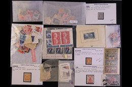 \Y A BETTER MYSTERY!\Y A Box Containing An All Periods Mint (many Never Hinged) And Used Assortment Of Stamps In Packets - Andere & Zonder Classificatie