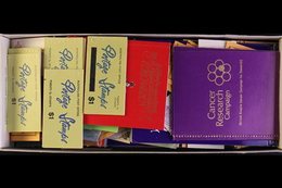 \Y BRITISH COMMONWEALTH\Y 1960's-90's BOOKLET SHOEBOX SORTER. An Unchecked Mass Of Complete Booklets, On The Surface, Ma - Other & Unclassified