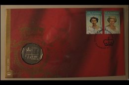 \Y COIN COVERS\Y BRITISH COMMONWEALTH 1986-2012 All Different Collection Of Illustrated Unaddressed Coin FDC's In An Alb - Other & Unclassified