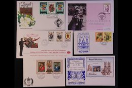 \Y BRITISH COMMONWEALTH\Y ROYAL EVENTS 1981-2006 Illustrated Mostly Unaddressed First Day Covers, Includes 1981, 1986 &  - Andere & Zonder Classificatie