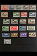 \Y AIR POST ISSUES\Y 1925-1952 Fine Mint All Different Collection. With 1925 10q To 3f (Mi 127/32), 1927 Republic Overpr - Albanië
