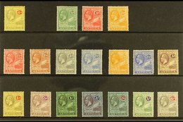 \Y 1921-29 MINT DEFINITIVE SELECTION\Y Presented On A Stock Card. Includes MCA Wmk 4d & A Highly Complete MSCA Wmk (set  - Andere & Zonder Classificatie