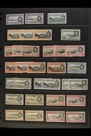 \Y 1938-53 KING GEORGE VI DEFINITIVES COMPLETE\Y A Lovely Complete Pictorial Definitive Set, SG 38/47b, PLUS All Of The  - Ascensione