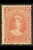 \Y QUEENSLAND\Y 1905-06 5s Rose Chalon, Litho Printing Perf. 12, SG 273, Fine Mint. For More Images, Please Visit Http:/ - Autres & Non Classés