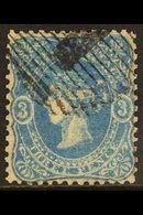 \Y VICTORIA\Y 1860-66 3d Deep Blue, No Watermark, SG 88, Very Finely Used. For More Images, Please Visit Http://www.sand - Sonstige & Ohne Zuordnung