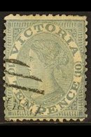 \Y VICTORIA\Y 1865 6d Grey, Emergency Printing, SG 119, Very Fine Used. For More Images, Please Visit Http://www.sandafa - Sonstige & Ohne Zuordnung