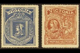 \Y VICTORIA\Y 1897 Charity Pair, SG 353/354, Mint, The 2½d With Small Tone Spot At Base. (2 Stamps) For More Images, Ple - Other & Unclassified