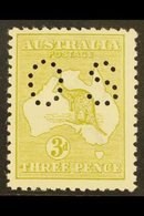 \Y OFFICIAL\Y 1914 3d Olive Roo Die II Punctured "OS", SG O20e, Fine Mint, Very Fresh & Scarce. For More Images, Please  - Autres & Non Classés