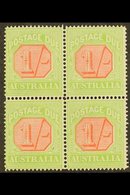 \Y POSTAGE DUE\Y 1913-23 Scarlet And Pale Yellow Green, SG D85, BLOCK OF FOUR Very Fine Mint. For More Images, Please Vi - Andere & Zonder Classificatie