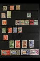 \Y 1885-1966 MINT COLLECTION\Y Displayed On Stockleaves. With 1885-87 (wmk Anchor) Set To 2d, Later QV To 1s (2 Differen - Altri & Non Classificati