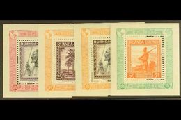 \Y RUANDA - URUNDI\Y 1949 UPU Commemorative "Mini Blocks", COB Bl1A/4A, Very Fine Mint. 5fr With Small Pre-printing Ink  - Altri & Non Classificati