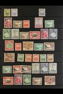 \Y 1910-36 OLD AUCTION LOT - KGV ISSUES.\Y A Mint & Used Range Presented On Stock Pages In An Old Auction Folder. Largel - Bermuda