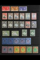 \Y 1937-52 VERY FINE MINT KGVI COLLECTION.\Y A Delightful, ALL DIFFERENT Fine Mint Collection Presented On A Pair Of Pro - Bermudes