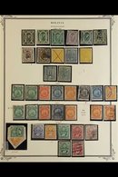 \Y 1867-1894 ATTRACTIVE COLLECTION\Y In Hingeless Mounts On Pages, Mint & Used Stamps, Includes 1867-68 5c Green (x41 Wi - Bolivie