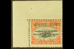 \Y 1930\Y 10c Vermilion & Black Air "CORREO AEREO" Overprint In BRONZE (METALLIC) INK (Scott C19, SG 236), Fine Mint Top - Bolivia