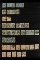 \Y 1881-1888 USED COLLECTION/ACCUMULATION\Y With Shades, Types & Postmark Interest Presented On Stock Pages, Includes 18 - Andere & Zonder Classificatie