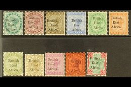 \Y 1895-96\Y Set To 12a And 1r Green & Carmine, SG 49/58, 60, Fine Mint. (11 Stamps) For More Images, Please Visit Http: - Brits Oost-Afrika