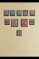 \Y 1885-1921 FINE MINT COLLECTION\Y In Hingeless Mounts On Album Pages. With 1885-88 12pi On 2s6d; 1887-96 Set; 1902-05  - Brits-Levant