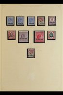 \Y 1885-1921 FINE MINT COLLECTION\Y In Hingeless Mounts On Album Pages. With 1885-88 12pi On 2s6d; 1887-96 Set; 1902-05  - Levant Britannique