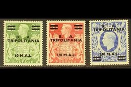 \Y TRIPOLITANIA\Y 1950 60l. On 2s.6d To 240l. On 10s, SG T24/26, Never Hinged Mint. (3 Stamps) For More Images, Please V - Africa Orientale Italiana