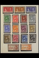 \Y 1913-1951 VERY FINE MINT COLLECTION\Y In Hingeless Mounts On Leaves, ALL DIFFERENT, Includes 1921 Die II Set, 1922-28 - Britse Maagdeneilanden
